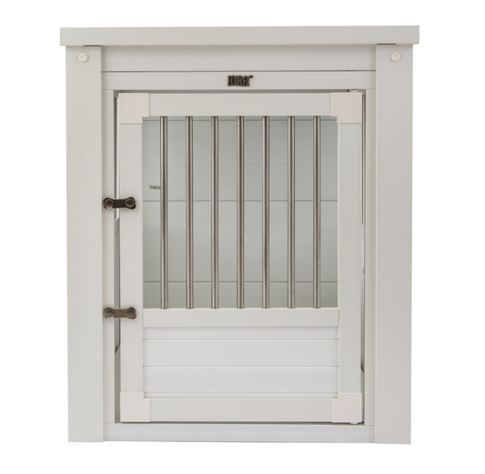 REPLACEMENT Front Panel #01 for InnPlace Dog Crate -Large Antique White EHHC404L
