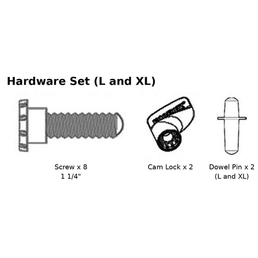 REPLACEMENT Hardware Pack HW for InnPlace Dog Crate -Large Gray EHHC405L/XL