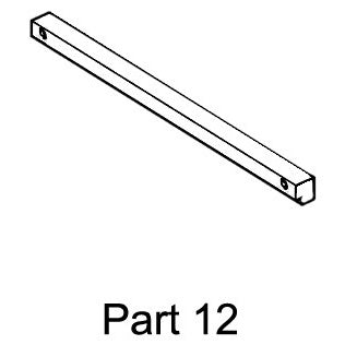 REPLACEMENT Right Side Wall Cap #12 for LitterLoo Litter Box Cover, End Table Espresso EHLB801-02