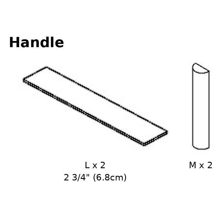 REPLACEMENT Finger Pull Adhesive Set for Jumbo 72" Mojave Reptile Lounge Reptile-Finger-Pull-Set