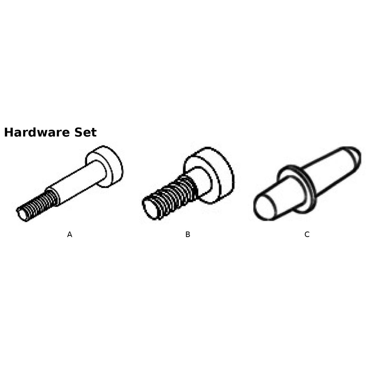 Paquete de herrajes de repuesto HW para el mueble ocultador de arenero Jumbo LitterLoo, mesa auxiliar gris EHLB802-05